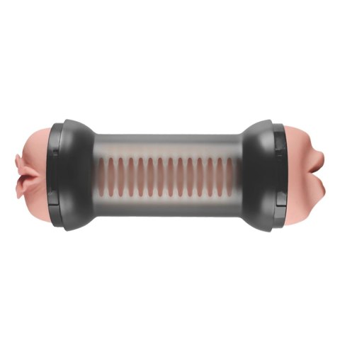 Masturbator z dwoma końcówkami mięciutki 20 cm Masturbator z dwoma końcówkami mięciutki 20 cm