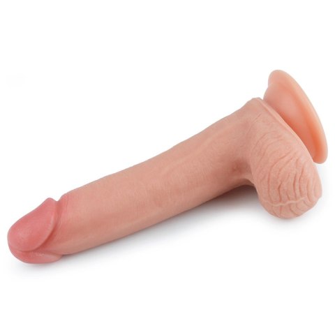 Realistyczne dildo silikonowe z przyssawką 20,5 cm Realistyczne dildo silikonowe z przyssawką 20,5 cm