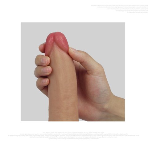 Realistyczne dildo silikonowe z przyssawką 20,5 cm Realistyczne dildo silikonowe z przyssawką 20,5 cm