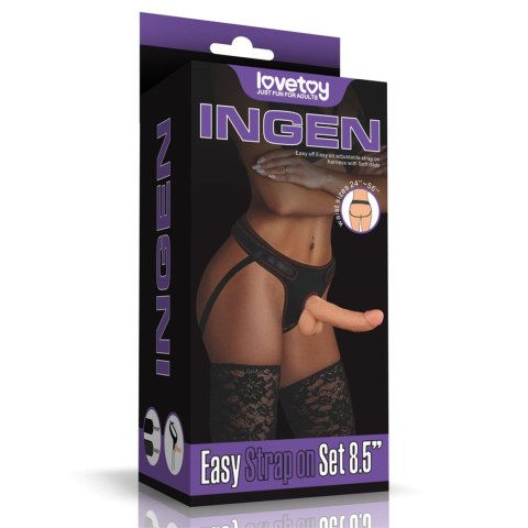 Strap-on elastyczne dildo realistyczny penis 21 cm Strap-on elastyczne dildo realistyczny penis 21 cm