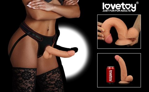 Strap-on elastyczne dildo realistyczny penis 21 cm Strap-on elastyczne dildo realistyczny penis 21 cm