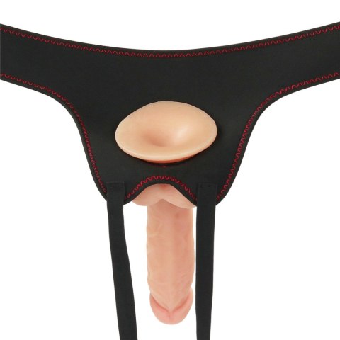 Strap-on z elastycznym penisem realistyczny 19 cm Strap-on z elastycznym penisem realistyczny 19 cm
