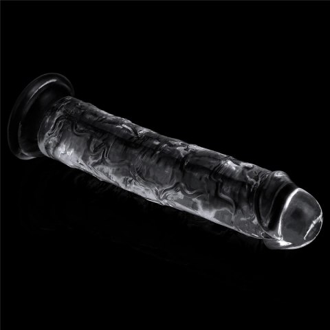 Żelowe duże dildo z przyssawką przezroczyste Żelowe duże dildo z przyssawką przezroczyste