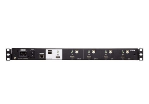 Aten CL3884NW-ATA-AG 4-portowy przełącznik KVM USB HDMI Multi-View Dual Rail WideScreen LCD | Aten Aten CL3884NW-ATA-AG 4-portowy przełącznik KVM USB HDMI Multi-View Dual Rail WideScreen LCD | Aten