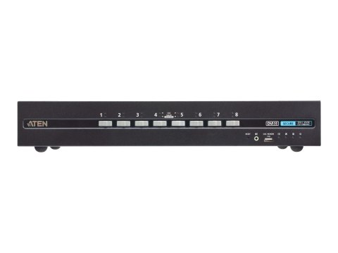 Aten CS1188D4C-AT-G 8-portowy przełącznik KVM USB - 4K DVI z przełącznikiem sieciowym | Aten Aten CS1188D4C-AT-G 8-portowy przełącznik KVM USB - 4K DVI z przełącznikiem sieciowym | Aten
