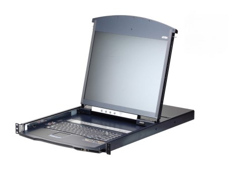 Aten KL1108VN-AXA-AG 8-portowy przełącznik KVM over IP 19" LCD z podwójną szyną Cat 5 i obsługą wirtualnych mediów | Aten Aten KL1108VN-AXA-AG 8-portowy przełącznik KVM over IP 19" LCD z podwójną szyną Cat 5 i obsługą wirtualnych mediów | Aten