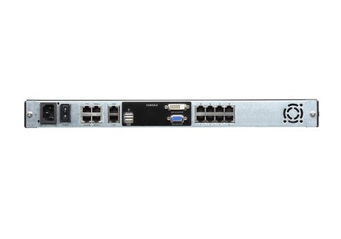 Aten KL1108VN-AXA-AG 8-portowy przełącznik KVM over IP 19" LCD z podwójną szyną Cat 5 i obsługą wirtualnych mediów | Aten Aten KL1108VN-AXA-AG 8-portowy przełącznik KVM over IP 19" LCD z podwójną szyną Cat 5 i obsługą wirtualnych mediów | Aten