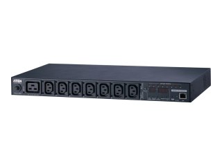 Aten PE6208G-ATA-G 16A 8-Outlet 1U Metered & Switched eco PDU | Aten
