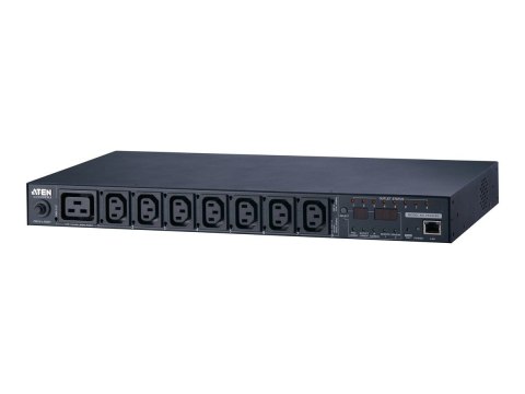 Aten PE6208G-ATA-G 16A 8-Outlet 1U Metered & Switched eco PDU | Aten Aten PE6208G-ATA-G 16A 8-Outlet 1U Metered & Switched eco PDU | Aten