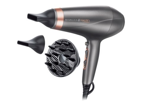 Remington | Suszarka do włosów | AC8820 | 2200 W | Liczba ustawień temperatury 3 | Funkcja jonizacji | Dysza dyfuzora | Srebrny