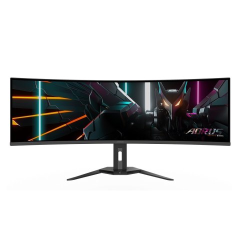 Gigabyte Gaming Monitor 49" OLED AORUS CO49DQ EK1, 5120x1440 DQHD, 3 ms, 250 cd/m2 (TYP), HDMI ports quantity 2, 144 Hz, Black Gigabyte Gaming Monitor 49" OLED AORUS CO49DQ EK1, 5120x1440 DQHD, 3 ms, 250 cd/m2 (TYP), HDMI ports quantity 2, 144 Hz, Black