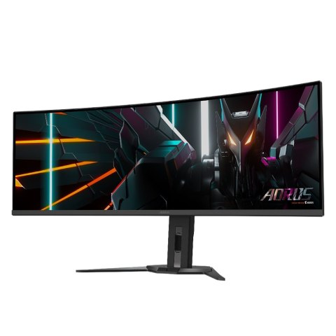 Gigabyte Gaming Monitor 49" OLED AORUS CO49DQ EK1, 5120x1440 DQHD, 3 ms, 250 cd/m2 (TYP), HDMI ports quantity 2, 144 Hz, Black Gigabyte Gaming Monitor 49" OLED AORUS CO49DQ EK1, 5120x1440 DQHD, 3 ms, 250 cd/m2 (TYP), HDMI ports quantity 2, 144 Hz, Black