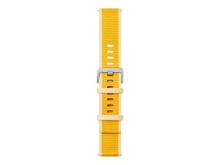 Pasek do zegarka Xiaomi, zaprojektowany dla Xiaomi Watch S1 Active, w kolorze żółtego kukurydzy.