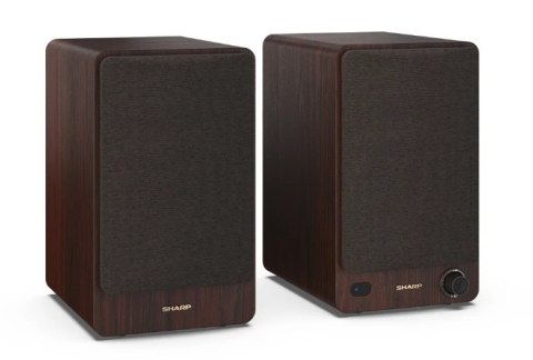 Sharp CP-SS30 Głośniki półkowe, brązowe Sharp | Głośniki | CP-SS30(BR) Półka | 60 W | Bluetooth | Brązowy | Połączenie bezprzewo Sharp CP-SS30 Głośniki półkowe, brązowe Sharp | Głośniki | CP-SS30(BR) Półka | 60 W | Bluetooth | Brązowy | Połączenie bezprzewo