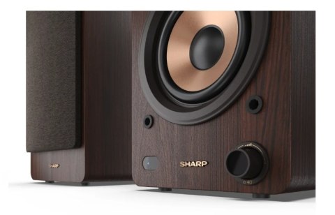 Sharp CP-SS30 Głośniki półkowe, brązowe Sharp | Głośniki | CP-SS30(BR) Półka | 60 W | Bluetooth | Brązowy | Połączenie bezprzewo Sharp CP-SS30 Głośniki półkowe, brązowe Sharp | Głośniki | CP-SS30(BR) Półka | 60 W | Bluetooth | Brązowy | Połączenie bezprzewo
