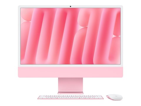 Apple iMac 24" 4.5K Retina, Apple M4 10C CPU, 10C GPU/16GB/256GB SSD/Pink/RUS Apple iMac 24" 4.5K Retina, Apple M4 10C CPU, 10C GPU/16GB/256GB SSD/Pink/RUS