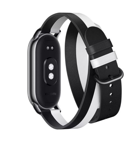 Xiaomi | Pasek Na Rękę | Projektowany Dla Xiaomi Smart Band 8 | Czarno-biały