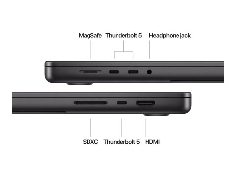 Apple MacBook Pro 16" Apple M4 Max 14C CPU, 32C GPU/36GB/1TB SSD/Space Black/RUS Apple MacBook Pro 16" Apple M4 Max 14C CPU, 32C GPU/36GB/1TB SSD/Space Black/RUS