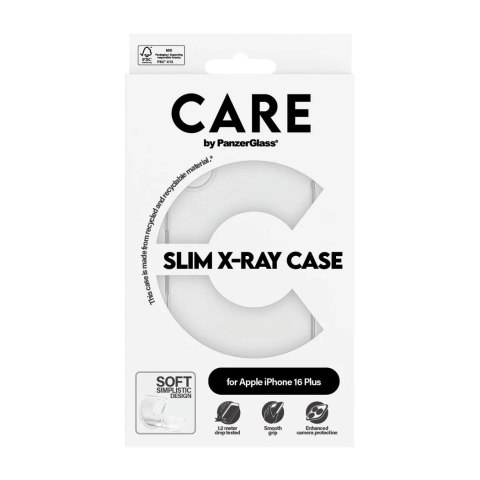 CARE by PanzerGlass Case Fashion X-Ray Soft Basic iPhone 16 Plus | CARE CARE by PanzerGlass Case Fashion X-Ray Soft Basic iPhone 16 Plus | CARE