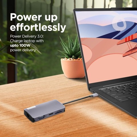 Lenovo Accessories 150 USB-C Travel Dock (Grey) Lenovo Accessories 150 USB-C Travel Dock (Grey)
