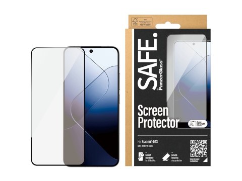 SAFE by PanzerGlass Screen Protector Xiaomi 14 | 13 | Ultra-Wide Fit SAFE by PanzerGlass Screen Protector Xiaomi 14 | 13 | Ultra-Wide Fit