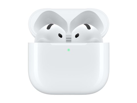 Słuchawki bezprzewodowe Apple AirPods 4 z funkcją aktywnej redukcji hałasu, idealne dla miłośników muzyki i wygody. Słuchawki bezprzewodowe Apple AirPods 4 z funkcją aktywnej redukcji hałasu, idealne dla miłośników muzyki i wygody.