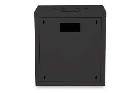 Digitus | Wall Mounting Cabinet | DN-19 12-U-SW | Black | IP protection class: IP20; Front door: Glass door, single opening; Cab Digitus | Wall Mounting Cabinet | DN-19 12-U-SW | Black | IP protection class: IP20; Front door: Glass door, single opening; Cab