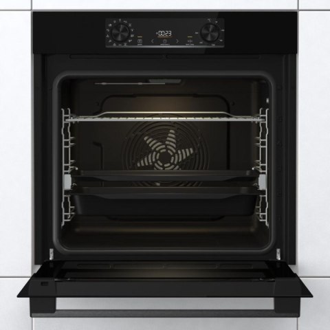 Gorenje Oven | BOS6737E13FBG | 77 L | Electric | AquaClean | Mechanical | Steam function | Height 59.5 cm | Width 59.5 cm | Stai Gorenje Oven | BOS6737E13FBG | 77 L | Electric | AquaClean | Mechanical | Steam function | Height 59.5 cm | Width 59.5 cm | Stai