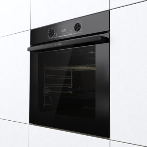 Gorenje Oven | BOS6737E13FBG | 77 L | Electric | AquaClean | Mechanical | Steam function | Height 59.5 cm | Width 59.5 cm | Stai Gorenje Oven | BOS6737E13FBG | 77 L | Electric | AquaClean | Mechanical | Steam function | Height 59.5 cm | Width 59.5 cm | Stai