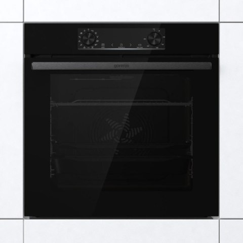 Gorenje Oven | BOS6737E13FBG | 77 L | Electric | AquaClean | Mechanical | Steam function | Height 59.5 cm | Width 59.5 cm | Stai Gorenje Oven | BOS6737E13FBG | 77 L | Electric | AquaClean | Mechanical | Steam function | Height 59.5 cm | Width 59.5 cm | Stai