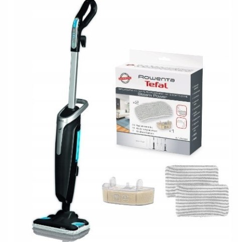 Tefal VP6555RH Steam Power Handstick Mop, 1200 W, Heating time 0,5 min, Black/Light Blue Tefal VP6555RH Steam Power Handstick Mop, 1200 W, Heating time 0,5 min, Black/Light Blue