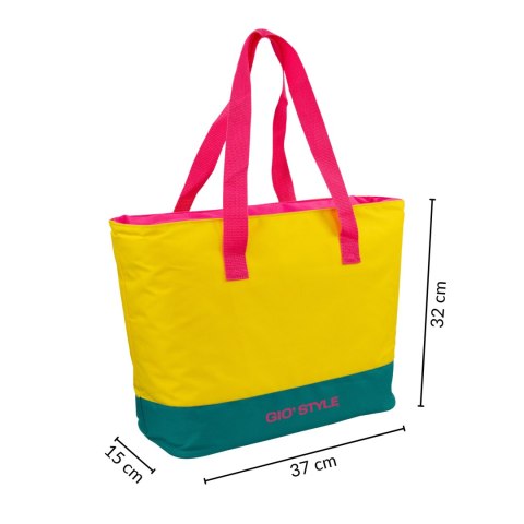 Torba plażowa Kamai Gio Style, w kolorze żółtym, pojemność 20L Torba plażowa Kamai Gio Style, w kolorze żółtym, pojemność 20L