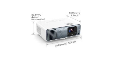 Benq TK710 | 4K UHD (3840 x 2160) | 3200 ANSI lumenów | Szary/Biały Benq TK710 | 4K UHD (3840 x 2160) | 3200 ANSI lumenów | Szary/Biały