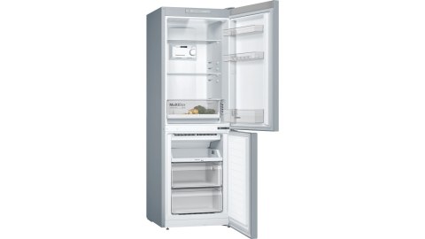 Bosch | Chłodziarka Serie 2 | KGN33NLEB | Klasa efektywności energetycznej E | Wolnostojąca | Kombi | Wysokość 176 cm | System N