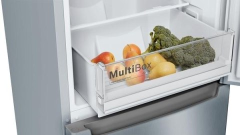 Bosch | Chłodziarka Serie 2 | KGN33NLEB | Klasa efektywności energetycznej E | Wolnostojąca | Kombi | Wysokość 176 cm | System N