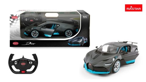 Bugatti Divo srebrny RASTAR model 1:14 Zdalnie sterowane auto + Pilot Bugatti Divo srebrny RASTAR model 1:14 Zdalnie sterowane auto + Pilot