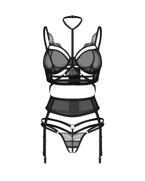 Komplet 3-częściowy Premisis Black S/M Obsessive Premium