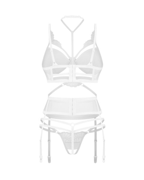 Komplet 3-częściowy Premisis White 2XL/3XL Obsessive Premium Komplet 3-częściowy Premisis White 2XL/3XL Obsessive Premium