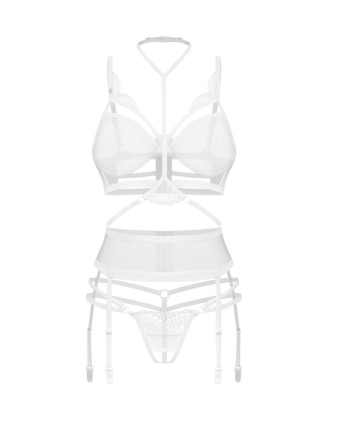 Komplet 3-częściowy Premisis White S/M Obsessive Premium Komplet 3-częściowy Premisis White S/M Obsessive Premium