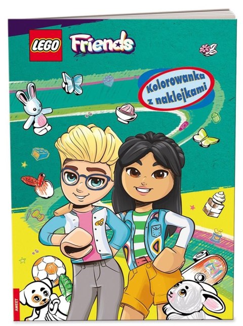 LEGO Friends. Kolorowanka z naklejkami LEGO Friends. Kolorowanka z naklejkami