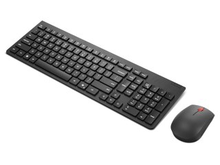 Lenovo Essential | Zestaw klawiatura i mysz | Bezprzewodowy | Rosyjski/Cyrylicki | Czarny | 2,4 GHz