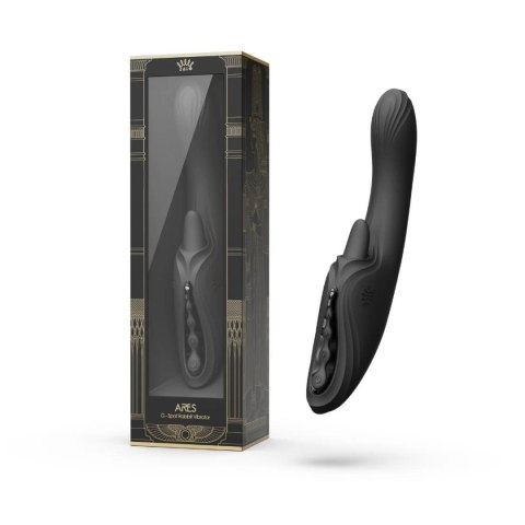 Wibrator króliczek Ares Obsidian Black Zalo Wibrator króliczek Ares Obsidian Black Zalo