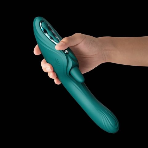 Wibrator króliczek Ares Turquoise Green Zalo Wibrator króliczek Ares Turquoise Green Zalo
