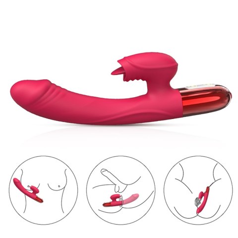 Wibrator podgrzewany damski królik wibracje sex Wibrator podgrzewany damski królik wibracje sex
