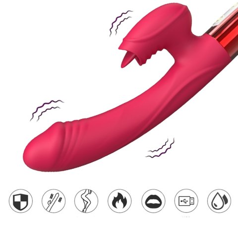 Wibrator podgrzewany damski królik wibracje sex Wibrator podgrzewany damski królik wibracje sex