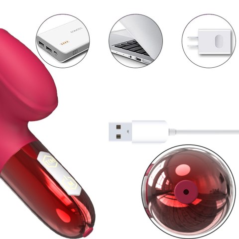 Wibrator podgrzewany damski królik wibracje sex Wibrator podgrzewany damski królik wibracje sex