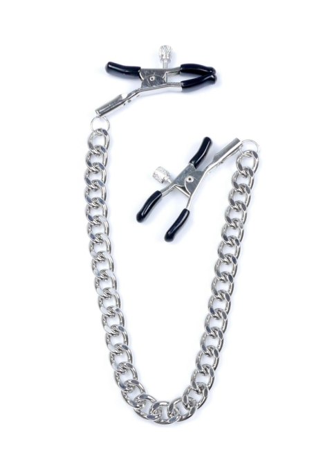 Zaciski na sutki kleszcze łańcuszek bdsm bondage Zaciski na sutki kleszcze łańcuszek bdsm bondage