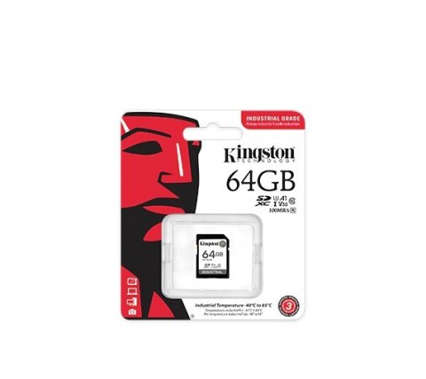 Kingston | Karta pamięci | SDIT/64GB | 64 GB | SD | Klasa pamięci flash Class 10, UHS-I, U3, V30, A1