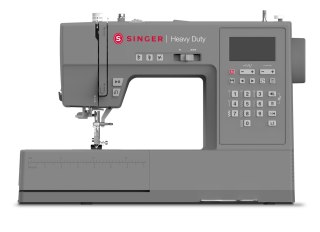Komputerowa maszyna do szycia Singer HD6800C Heavy Duty Liczba ściegów 586 Liczba dziurek na guziki 9 Szary
