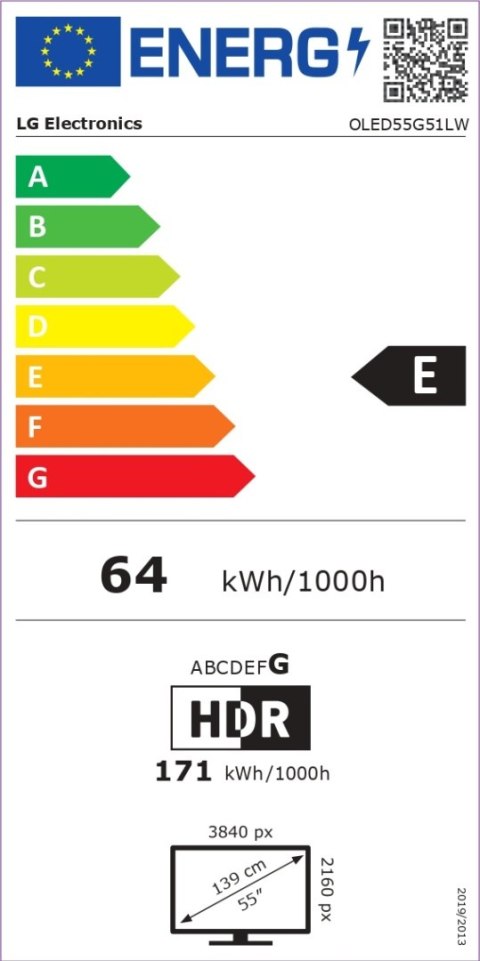 LG OLED55G51LW | 55 | Smart TV | webOS 25 | UHD